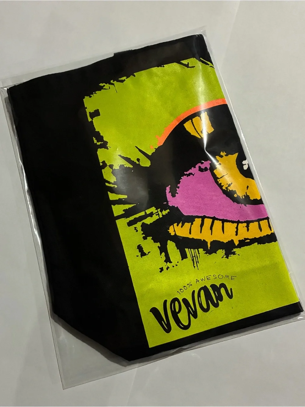Vevan Foods Pop Art Graphic Canvas Tote